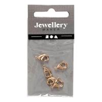 Creativ Company Karabijnhaken, l: 10,1 mm, verguld, 5 stuk/ 1 doos - thumbnail