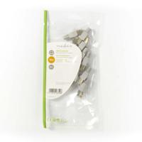 Netwerkconnector-Set | RJ45 Male + Trekontlasting - Voor Solid Cat5 UTP-Kabels | 10 Stuks | Grijs - thumbnail