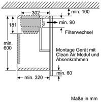 Bosch DWZ1IX1C6 CleanAir Plus recirculatieset - thumbnail