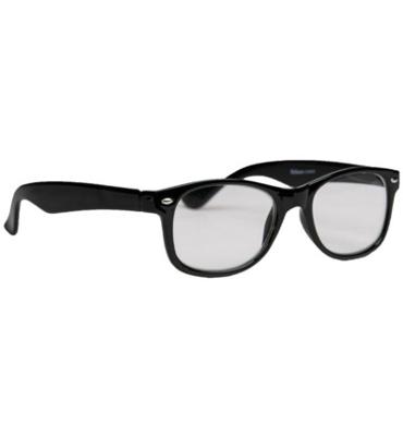 Melleson Optics Leesbril Wayfarer Glans Zwart +2.50