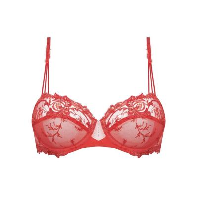 Lise Charmel lingerie Source Beauté Balconnet BH rood ACH3072 Lise Charmel lingerie Source Beauté Balconnet BH rood ACH3072