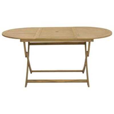 Tuintafel inklapbaar 160x85x75 cm massief acaciahout