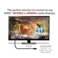 Club 3D mini DisplayPort 1.4 naar HDMI kabel - thumbnail