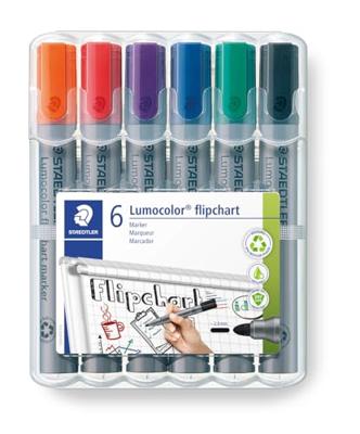 Staedtler merkstift Lumocolor Flipchart 6 stuks