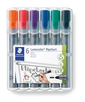 Staedtler merkstift Lumocolor Flipchart 6 stuks - thumbnail