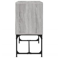 Dressoir 100x40x79,5 cm bewerkt hout grijs sonoma eikenkleurig - thumbnail