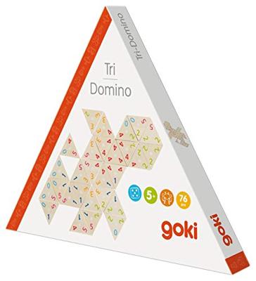 Goki houten tri-domino spel