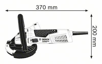Bosch Professional GBR 15 CAG Betonslijpmachine 125mm 1500W 230V in L-Boxx - 0601776001