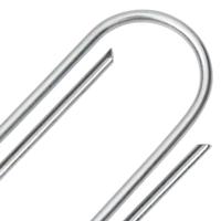 Grondharingen 50 st U-vormig 15x3,5 cm gegalvaniseerd staal - thumbnail