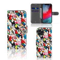 Apple iPhone 11 Pro | Telefoonhoesje | Met pasjeshouder | Birds - thumbnail