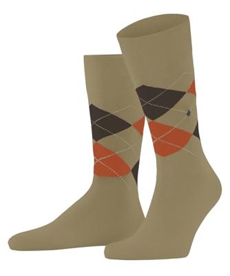 Burlington 2-paar heren sokken - Cadeau verpakking - Gift Box - Katoenen sokken met ruit print