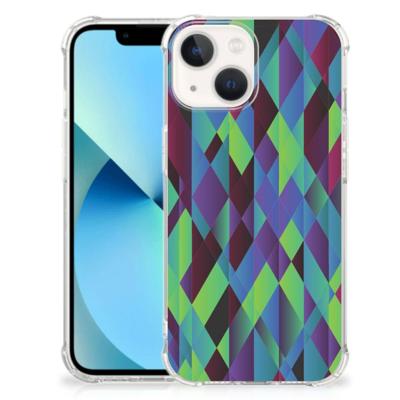 iPhone 13 mini Shockproof Case Abstract Green Blue iPhone 13 mini Shockproof Case Abstract Green Blue