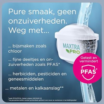 Brita Marella Waterfilterkan Wit + 6 Maxtra Filterpatronen