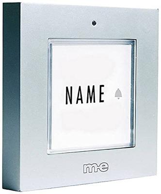 m-e modern-electronics 41272 Zender voor Draadloze deurbel Met naambord
