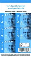 Postzegel belgie 50x waarde 1 euro doosje - thumbnail