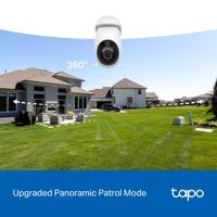 Tapo C560WS 4K 360° Beveiligingscamera/Bewakingscamera Buiten, WiFi 6 Dual-Band IP Camera, Nachtzicht, Gratis AI-detectie, Smart Tracking, Licht & Geluidsalarm, 2-weg Audio, microSD tot 512 GB - thumbnail
