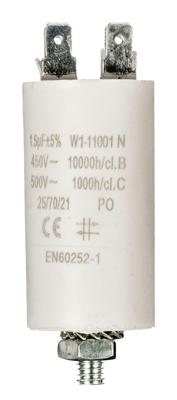 Fixapart W1-11001N Condensator 1.5 uf / 450 V + Aarde Fixapart W1-11001N Condensator 1.5 uf / 450 V + Aarde