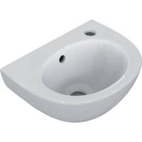 Ideal Standard Simplicity handwasbakje 350x260x160 mm wandmontage porselein wit met kraangat rechts E871601 - thumbnail