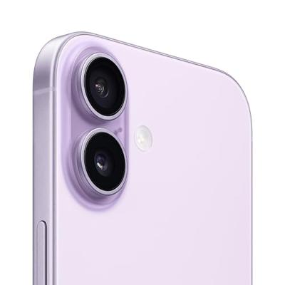 Apple iPhone 17 256 GB: 6,3-inch display met ProMotion, A19-chip, Center Stage-camera aan de voorkant voor slimmere groepsselfies, betere krasbestendigheid, batterij voor een hele dag; Lavendel