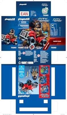 Playmobil 71090 City Action Brandweer Speed Quad