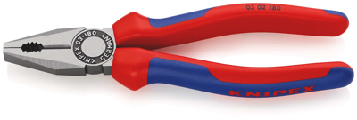 Knipex Kombitang | Meer-componentengrepen | Zwart geatramenteerd | Lengte 180 mm | Zelfbedieningskaart/blister - 03 02 180 SB Knipex Kombitang | Meer-componentengrepen | Zwart geatramenteerd | Lengte 180 mm | Zelfbedieningskaart/blister - 03 02 180 SB