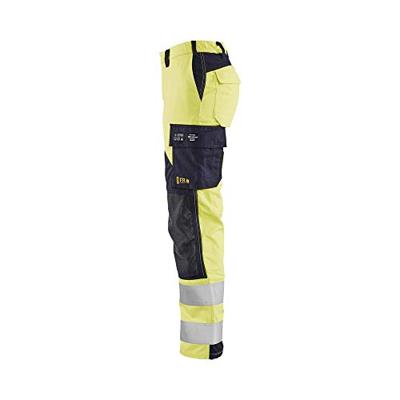 Blåkläder Multinorm Dames Werkbroek Inherent 71891512 | High-Vis Geel/Marineblauw | Maat 46 - 7330509641019