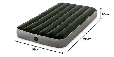 Intex prestige downy met batterijpomp - eenpersoons