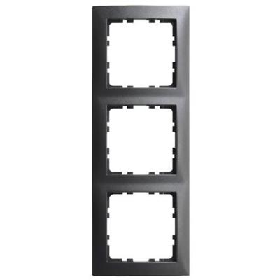 Berker S1 afdekraam 3-voudig antraciet mat 10103277