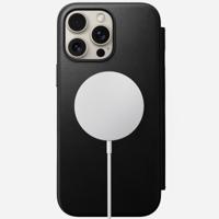 Nomad Modern Leren Folio iPhone 16 Pro Max Zwart - thumbnail