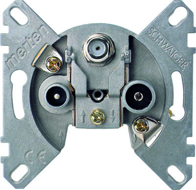 Merten SAT-antennedoos, 3-voudig MTN466097