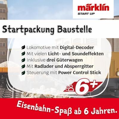 Märklin Start up 29188 H0 startset bouwplaats Märklin Start up 29188 H0 startset bouwplaats