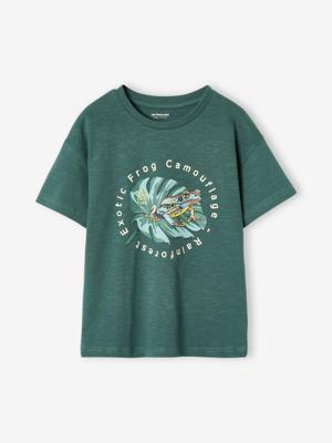 Jongensshirt met natuurmotief korstmos Jongensshirt met natuurmotief korstmos