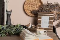 Clayre & Eef Fotolijst 13x18 cm Bruin Hout Glas Rechthoek Fotokader - thumbnail