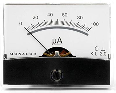 Monacor 0290540 PM-2/100UA Monacor 0290540 PM-2/100UA PM-2/100UA draaispul-inbouwinstrument, 0,1 mA Monacor 0290540 PM-2/100UA Monacor 0290540 PM-2/100UA PM-2/100UA draaispul-inbouwinstrument, 0,1 mA