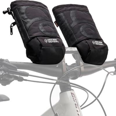 Kids ride shotgun pogies handlebar cuffs