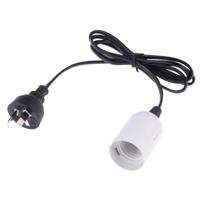 E27 Wire Cap lamp houder kroonluchter stopcontact met 1 2 m verlengkabel AU plug (wit) - thumbnail