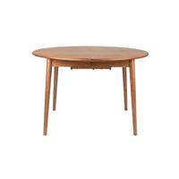 Zuiver Twist eettafel uitschuifbaar 120/160x120 cm walnoot - thumbnail