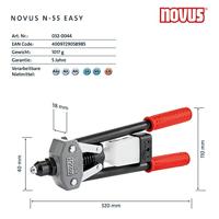 Novus Office 110045587 Popnageltang 1 stuk(s) - thumbnail