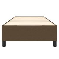 Boxspringframe stof donkerbruin 90x200 cm - thumbnail