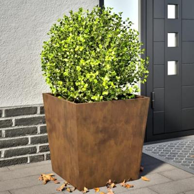 Plantenbakken 2 st 50x50x50 cm weervast staal