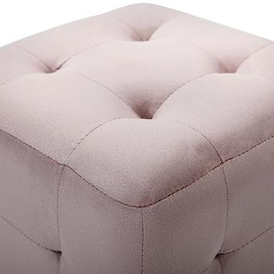 VidaXL Nachtkastjes 2 st 30x30x30 cm fluweel roze