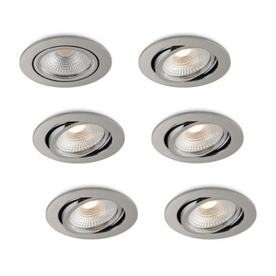 LED-inbouwspot Vivaro chroom 5W dimbaar IP54 2700K