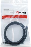 Equip 608057 patch cable, cat8.1, s/ftp (s-stp) rj-45, rj-45, black, 0.5m - thumbnail