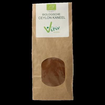 Vitiv Ceylon kaneel poeder bio 100 Gram Vitiv Ceylon kaneel poeder bio 100 Gram
