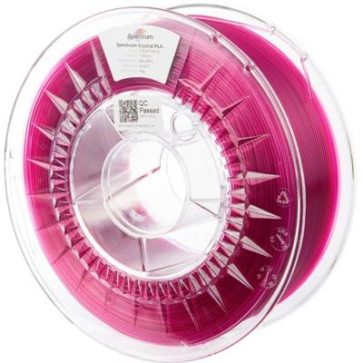 Spectrum Filaments 80886 PLA Crystal Filament PLA kunststof Verhoogde extrusionsrate 1.75 mm 1000 g Frozen Berry, Rood 1 stuk(s)
