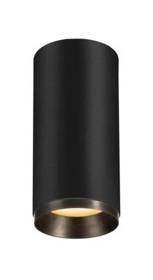 SLV OpbouwspotNuminos M Dali cilinder zwart 2700K - 36gr - 1004507