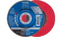 PFERD TOOLS 67660415 PFF 115 CO-COOL 40 SG STEELOX Lamellenschijf Diameter 115 mm Boordiameter 22.23 mm Aluminium legering, Legering op nikkelbasis, - thumbnail