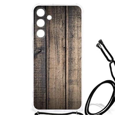 Samsung Galaxy A25 Stevig Telefoonhoesje Steigerhout Samsung Galaxy A25 Stevig Telefoonhoesje Steigerhout