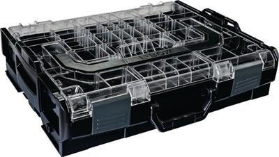 Sortimo L-BOXX 102 6100000362 Gereedschapskist (leeg) ABS Zwart, Transparant (l x b x h) 445 x 358 x 118 mm