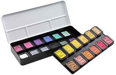 Royal Talens Metallic aquarelverf - set 24 kleuren - Colourful
